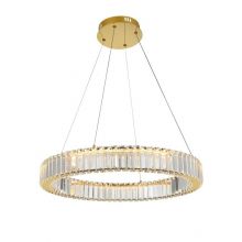 Spark oprawa wisząca led 30W 3000K 2560lm ściemnialna złota matowa